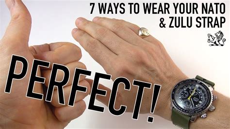 how to wear zulu strap.